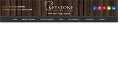Desktop Screenshot of keystonecustomdecks.com