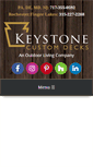 Mobile Screenshot of keystonecustomdecks.com